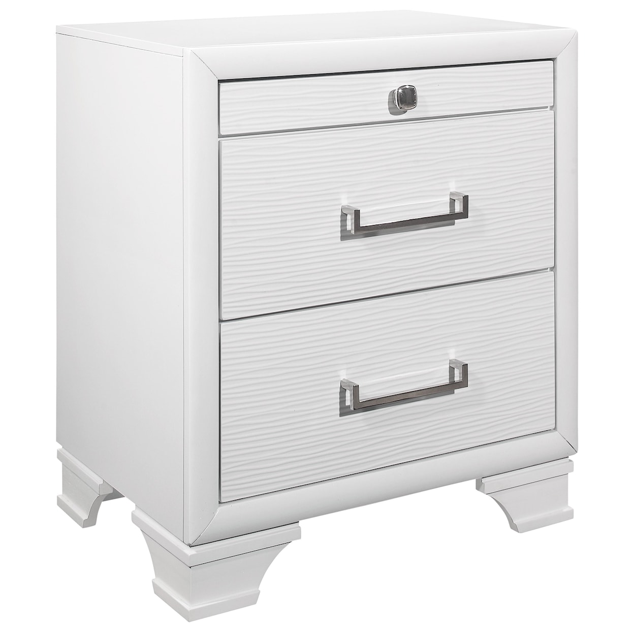 Global Furniture Jordyn 3-Drawer Nightstand