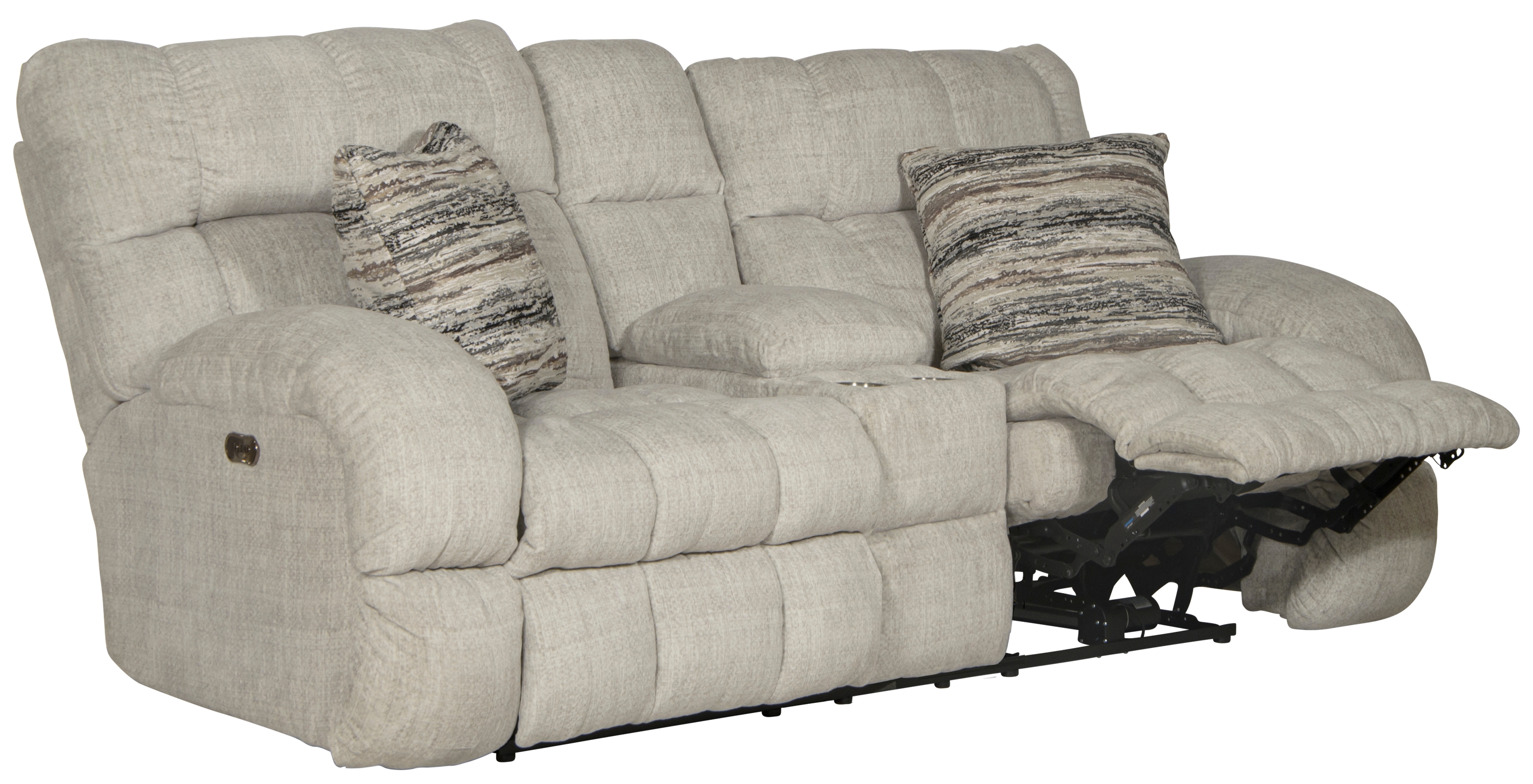 Catnapper Ashland Lay Flat Power Reclining Console Loveseat