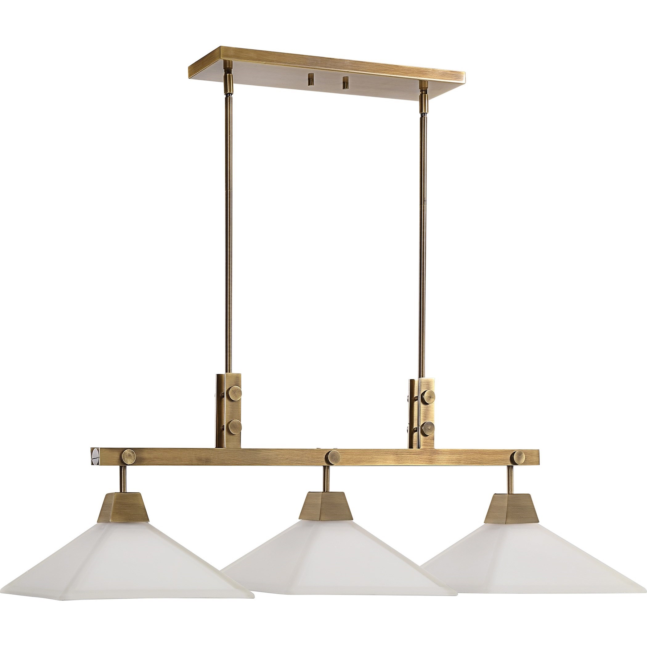 Uttermost Lighting Fixtures - Chandeliers Brookdale Industrial 3 Light Chandelier