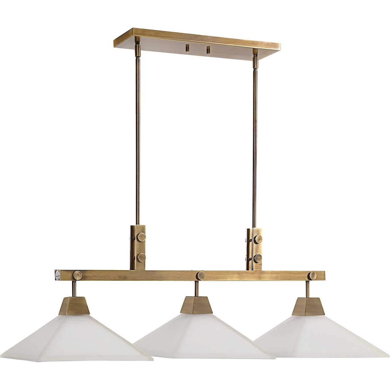 Uttermost Lighting Fixtures - Chandeliers Brookdale Industrial 3 Light Chandelier