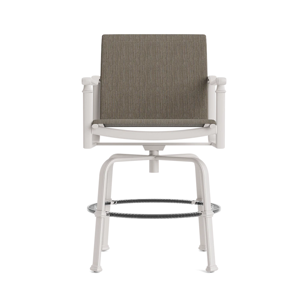 Sling Swivel Barstool w/Kickplate
