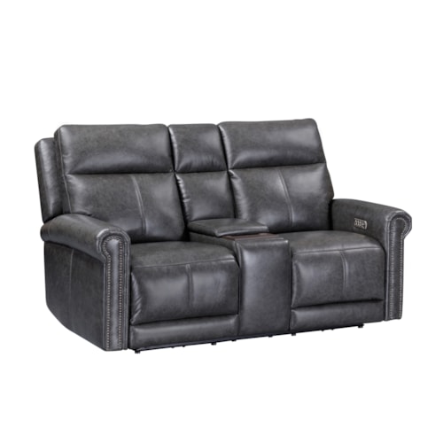 Transitional Power Reclining Loveseat