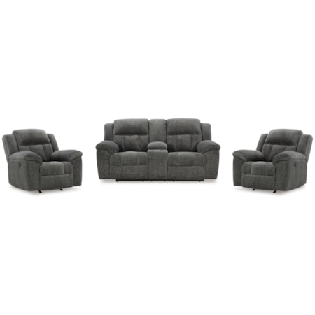 Loveseat And 2 Recliners
