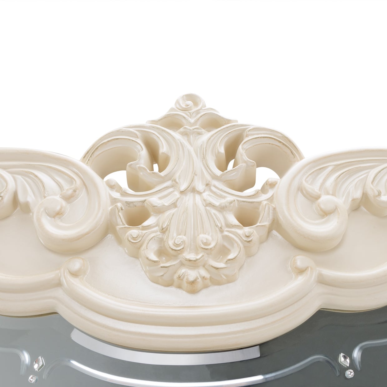 Michael Amini Lavelle Classic Pearl Arched Mirror