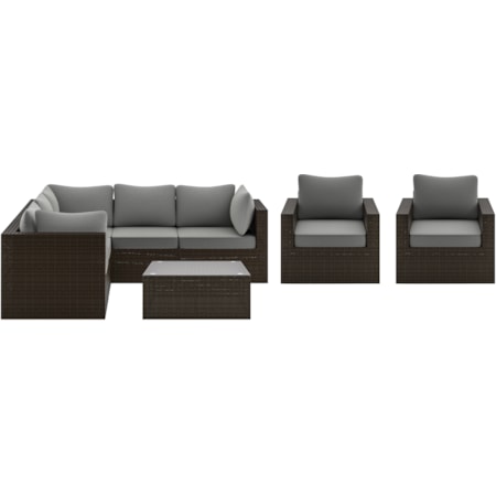 4-Piece Sectional Set
