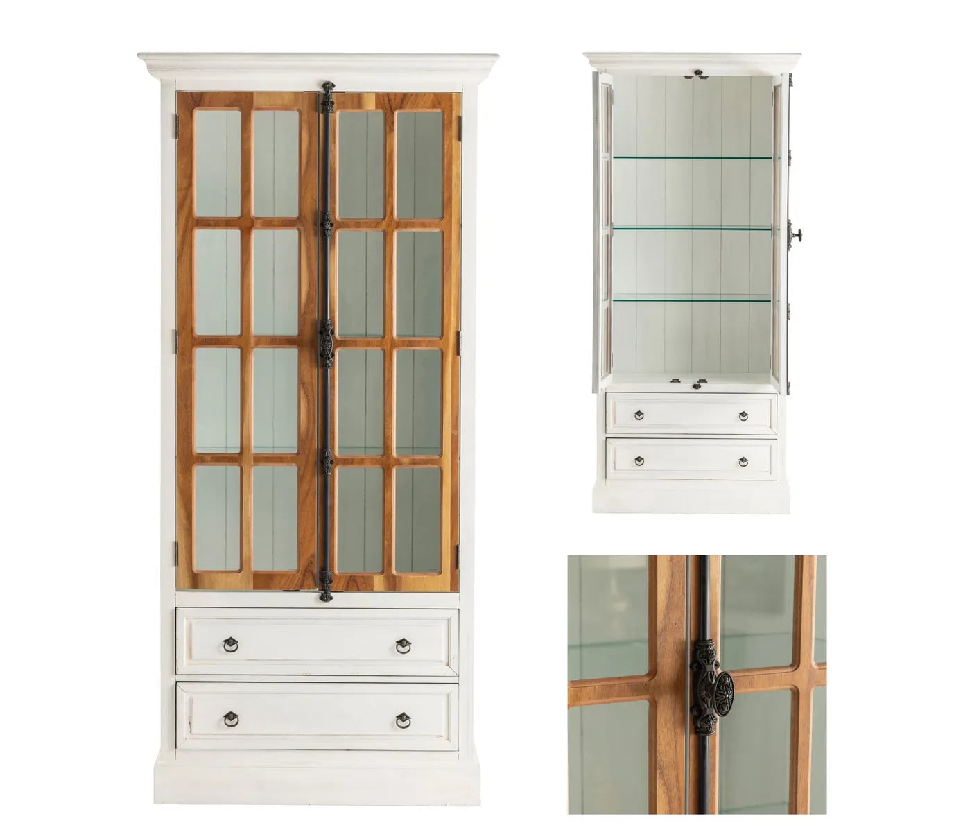 2-Door Curio Cabinet