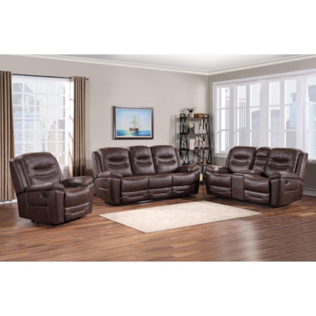 Manual Reclining Loveseat