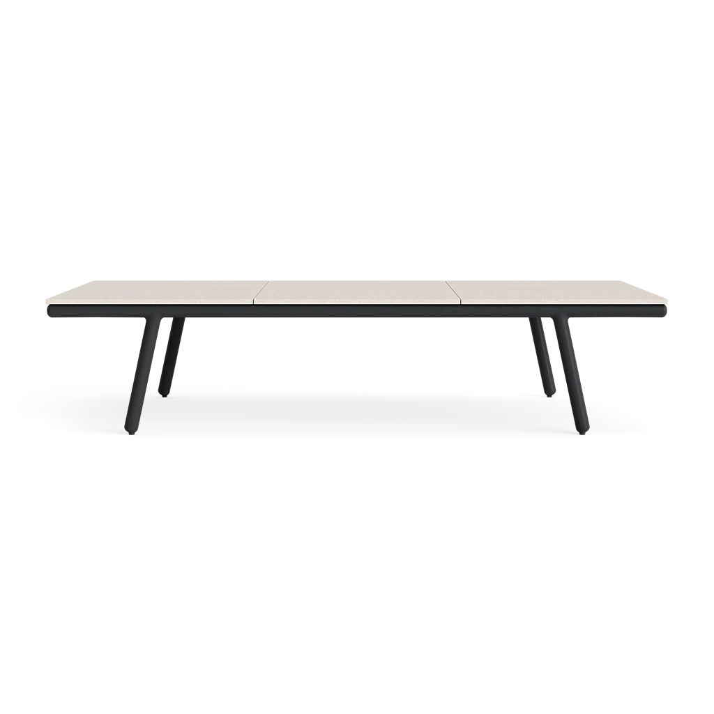 Brown Jordan Oscar 60" Dekton-Top Aluminum Coffee Table