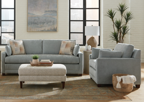 Contemporary 2-Piece Living Room Set