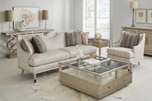 Transitional 2-Piece Stationary Living Room Group