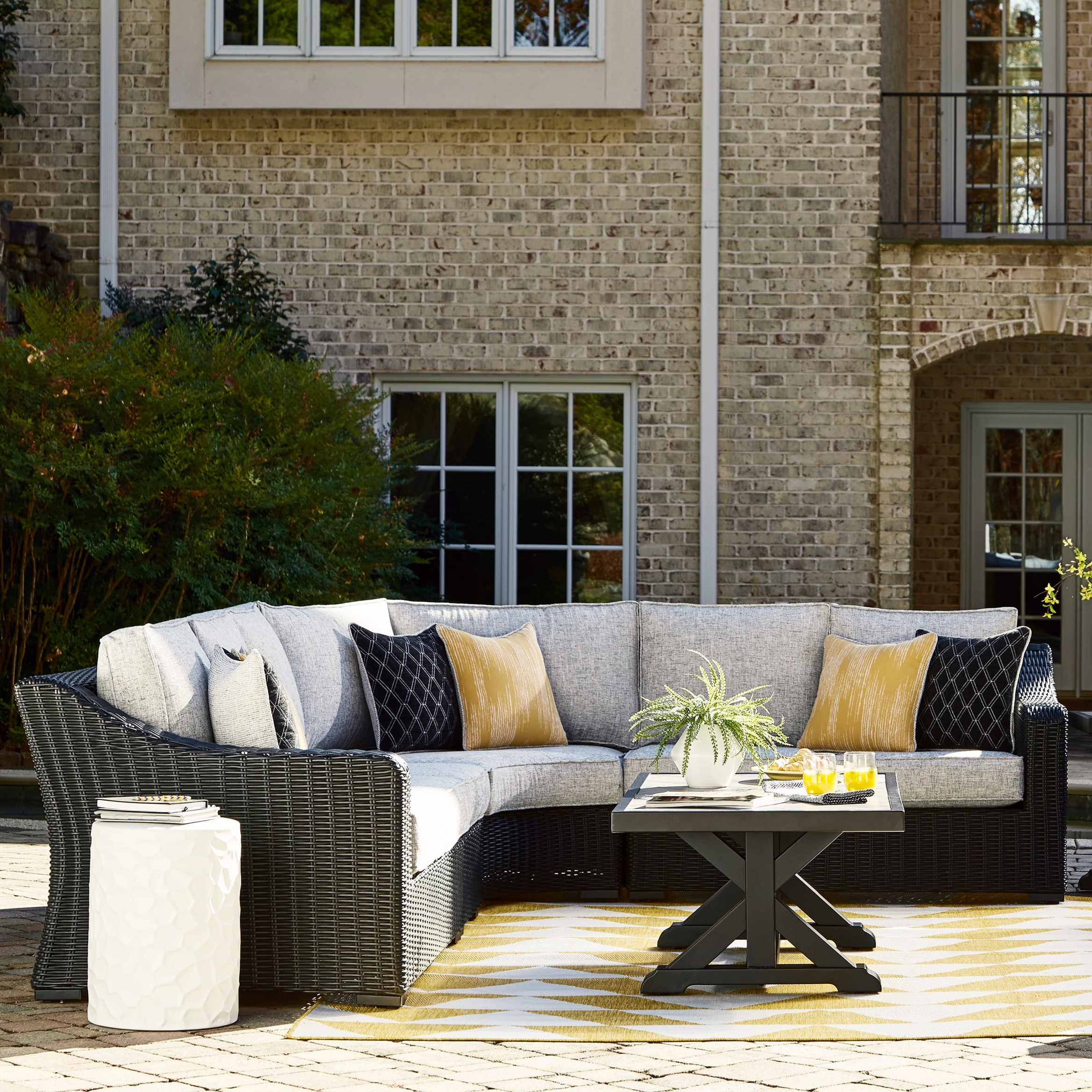 Patio sectionals deals on sale