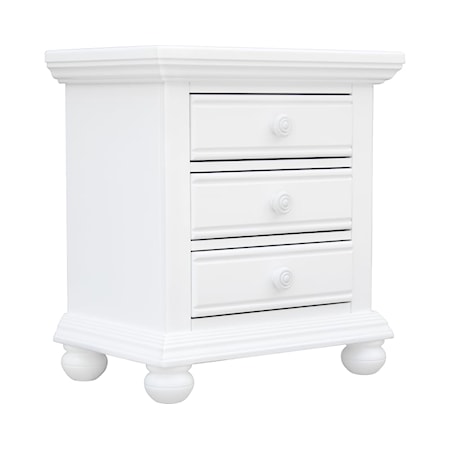 3-Drawer Nightstand