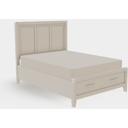 Queen Raised Panel Bed DE