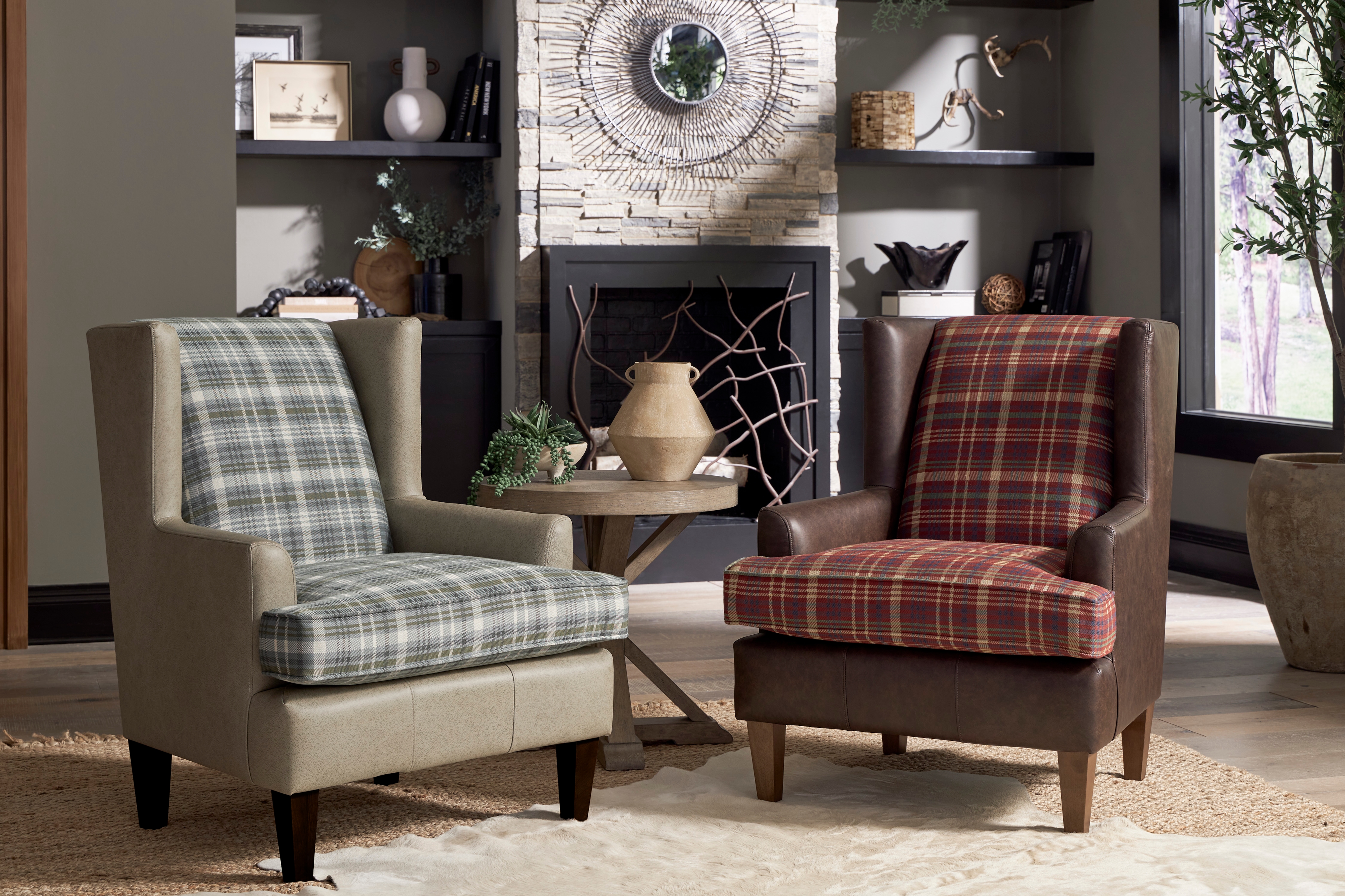 Best Home Furnishings Field & Stream Wingback Accent Chair