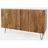 VFM Signature Nature's Edge Sideboard with 4 Live Edge Doors