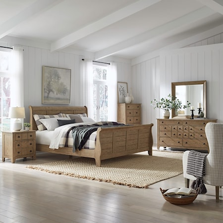 Rustic 5-Piece King Bedroom Group