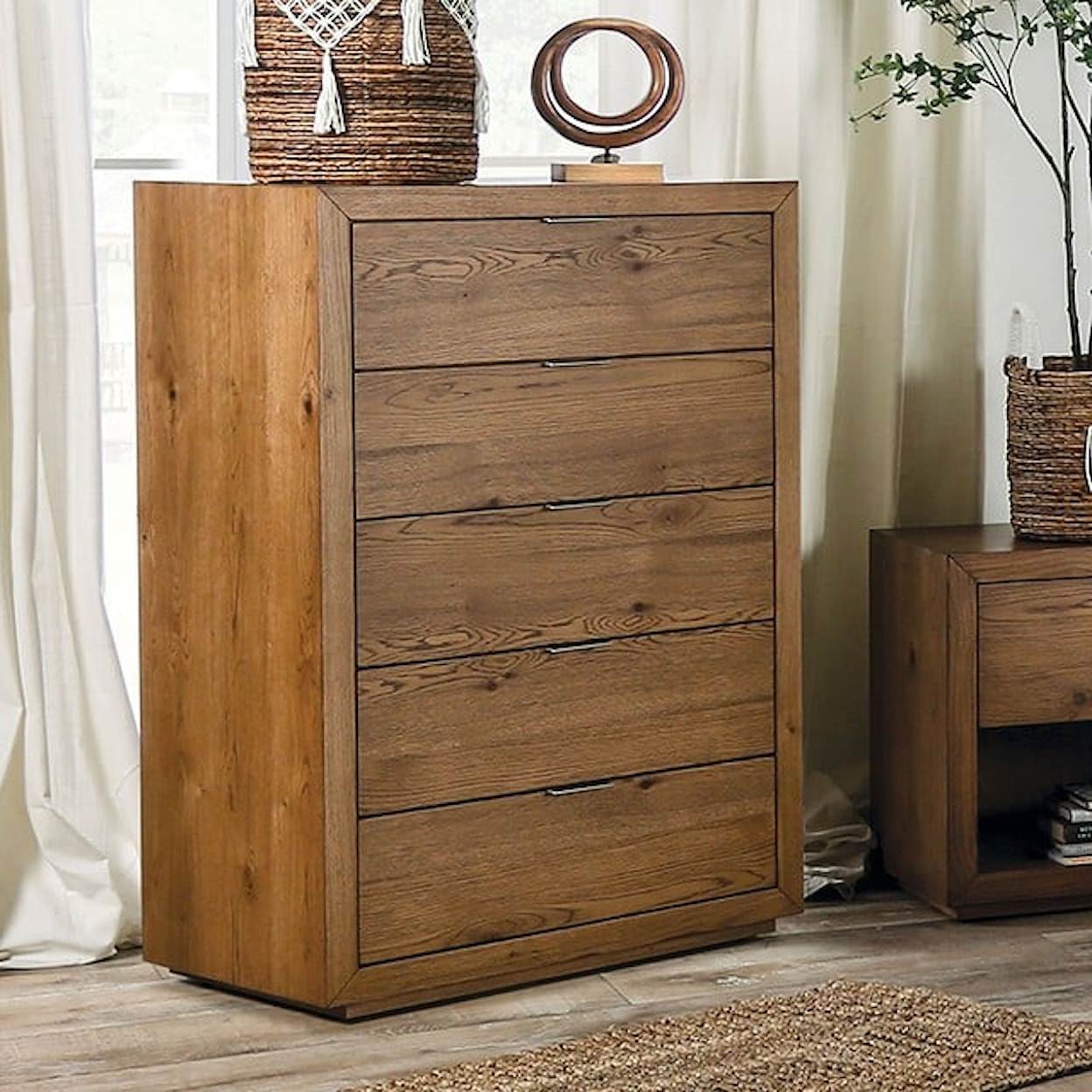 Furniture of America - FOA LEIRVIK 5-Drawer Bedroom Chest