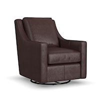 Contemporary Swivel Glider with Slope Arms