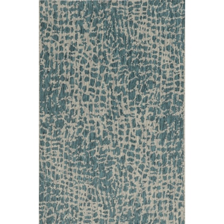5'3" x 7'7" Teal Safari Rug