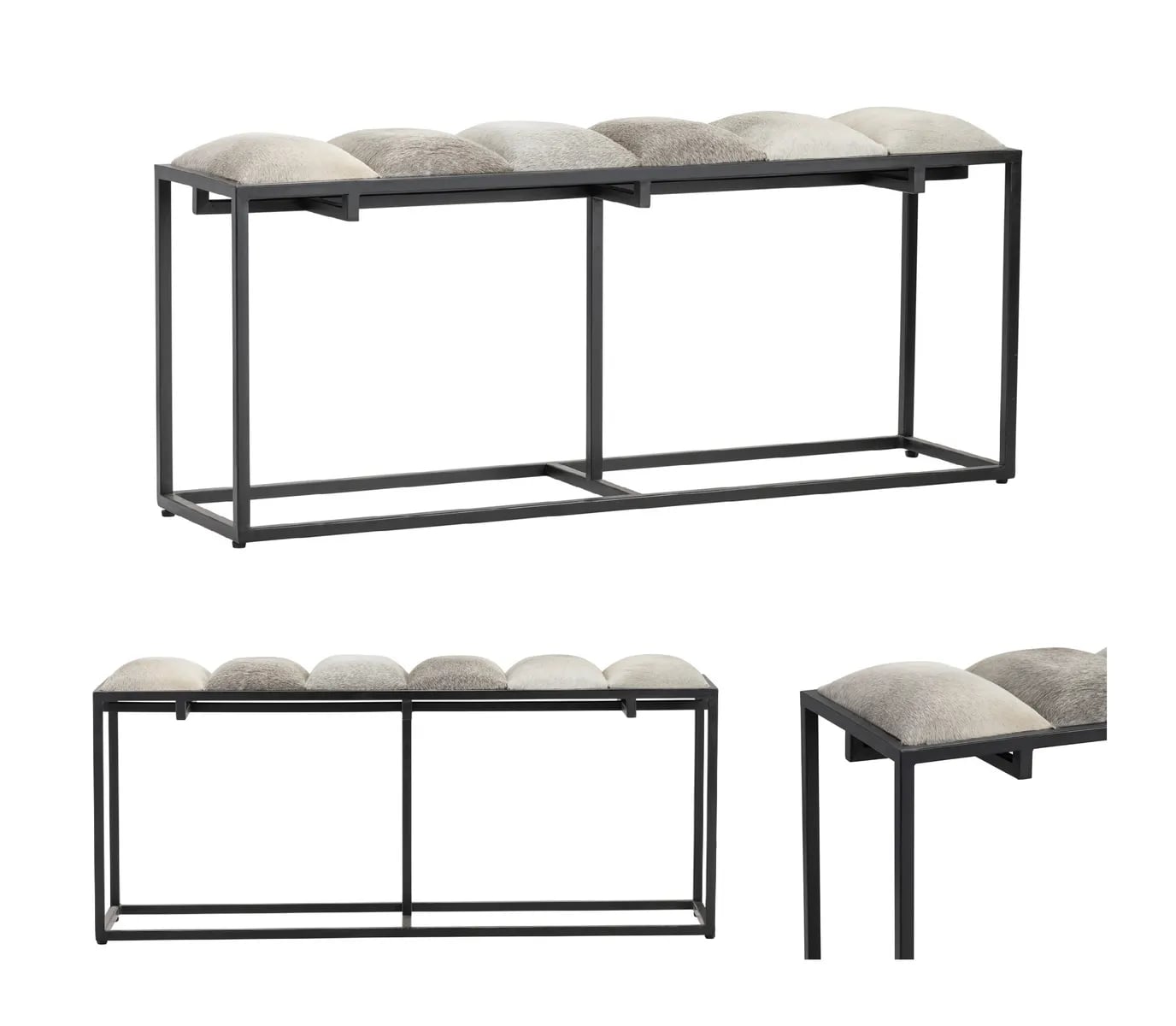 Crestview Collection Hampton Upholstered Bench