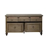 Liberty Furniture Americana Farmhouse 5-Drawer Credenza