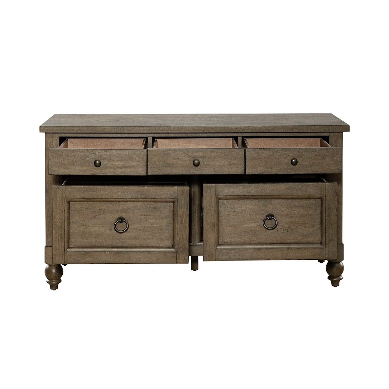 Libby Americana Farmhouse 5-Drawer Credenza