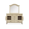 Magnussen Home Harlow Bedroom Dresser & Mirror Set