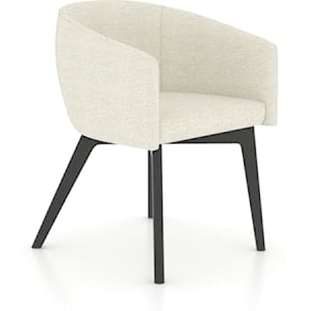 Upholstered fixed chair