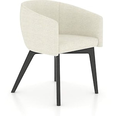 Upholstered fixed chair