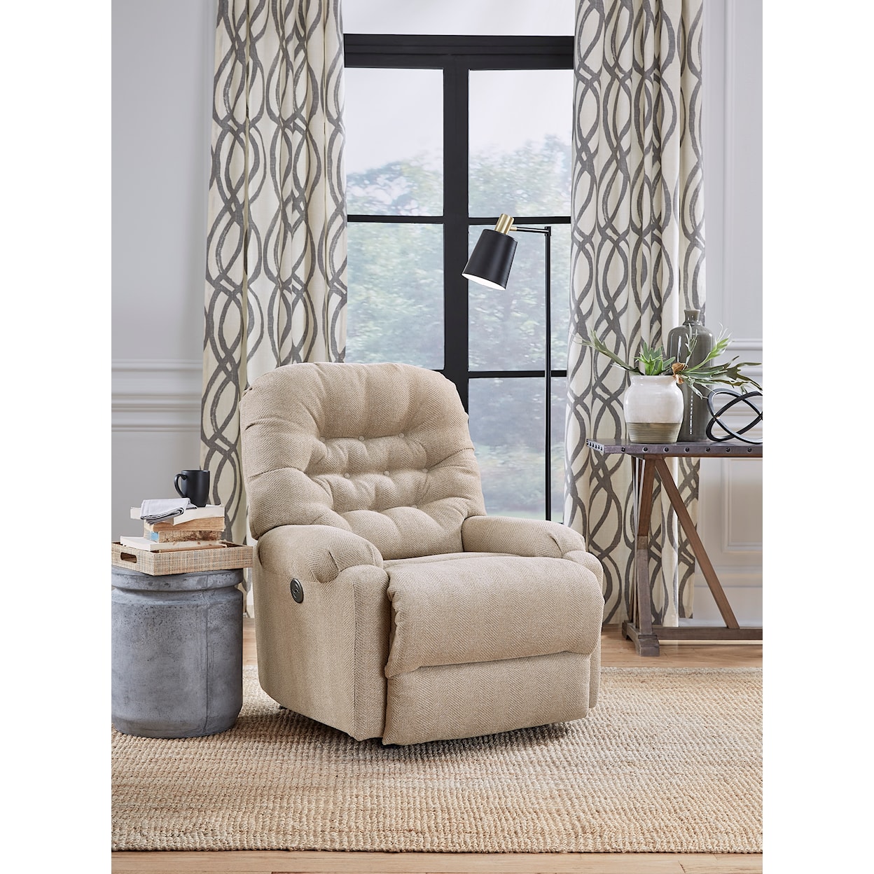 Best Home Furnishings Barb Space Saver Recliner