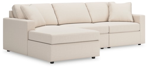 3-Piece Sectional With Chaise