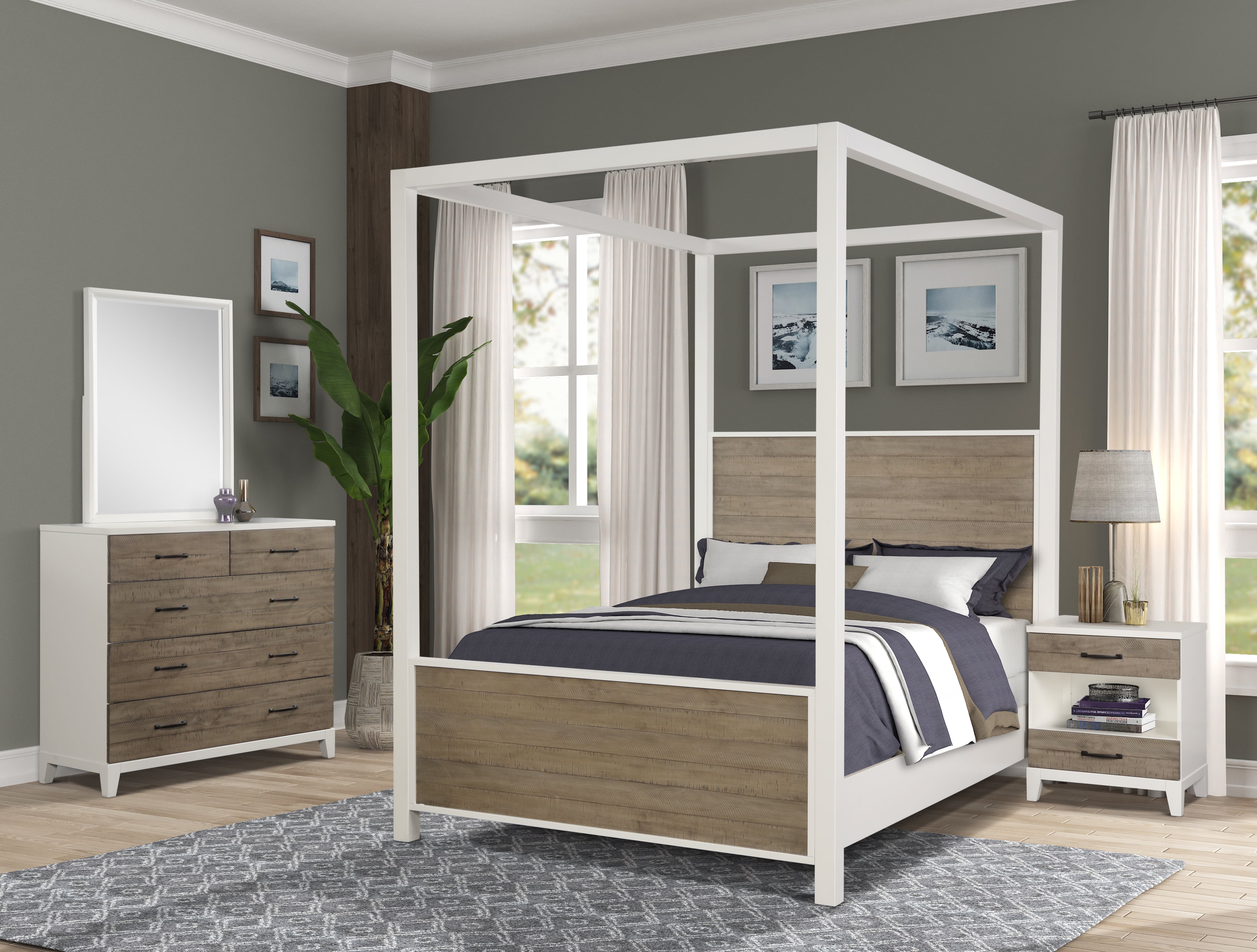 Queen Canopy Bed