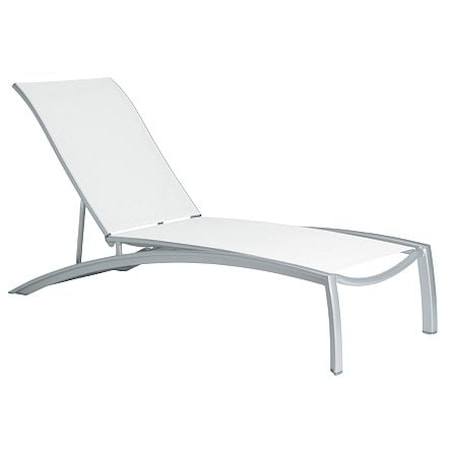 South Beach Relaxed Sling Chaise Lounge