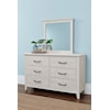 Vaughan-Bassett Passageways Dresser and Mirror Set