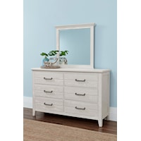 Rustic Dresser and Mirror Set