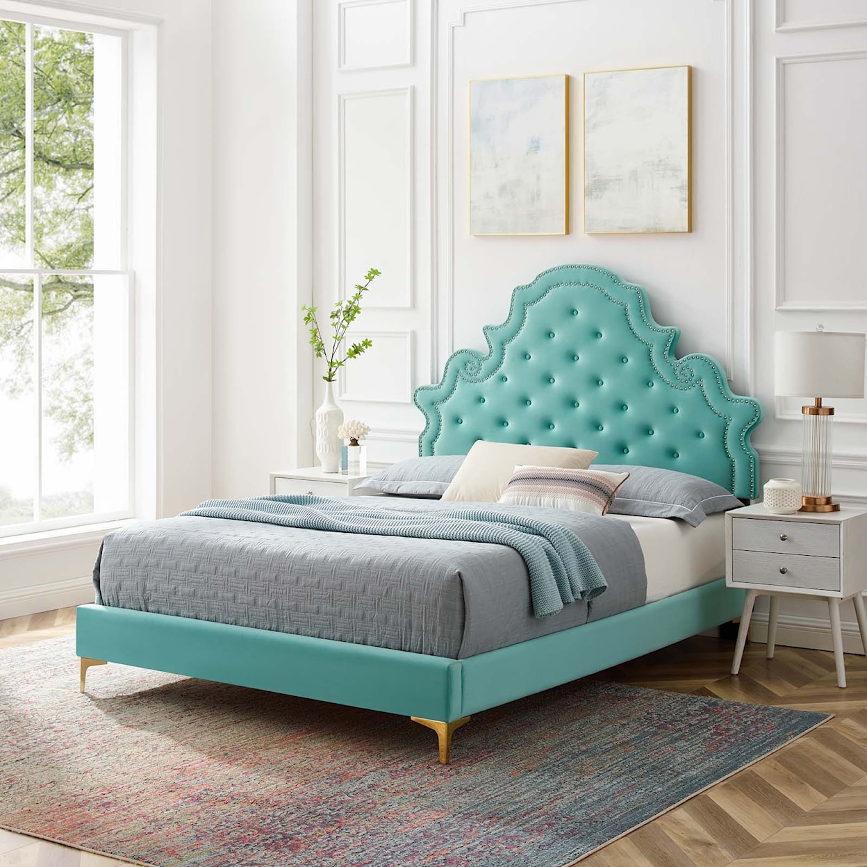 Modway Gwyneth Queen Platform Bed