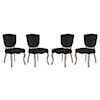 Modway Array Set of 4 Dining Side Chairs