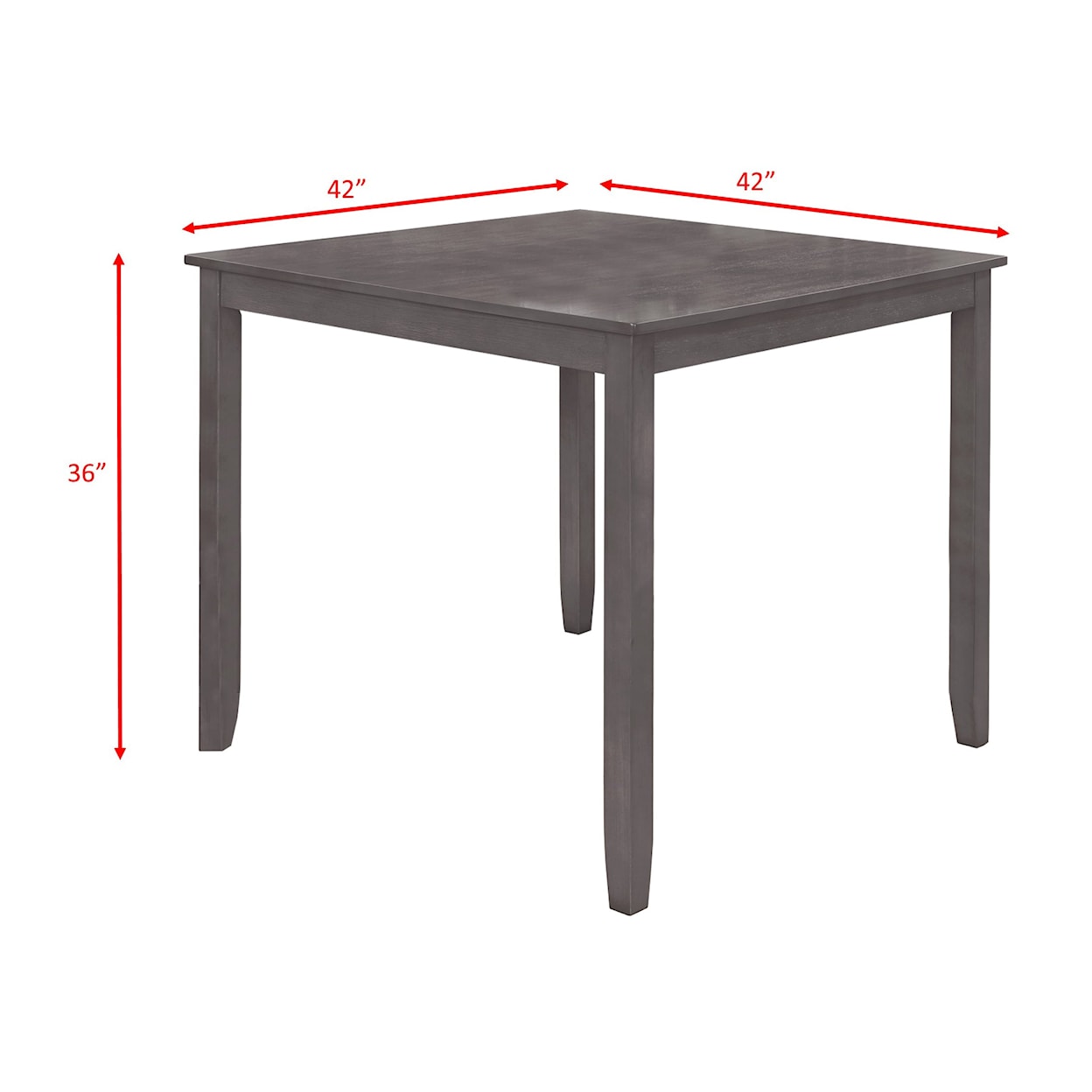 Crown Mark Henderson 5-Piece Counter Height Dining Set