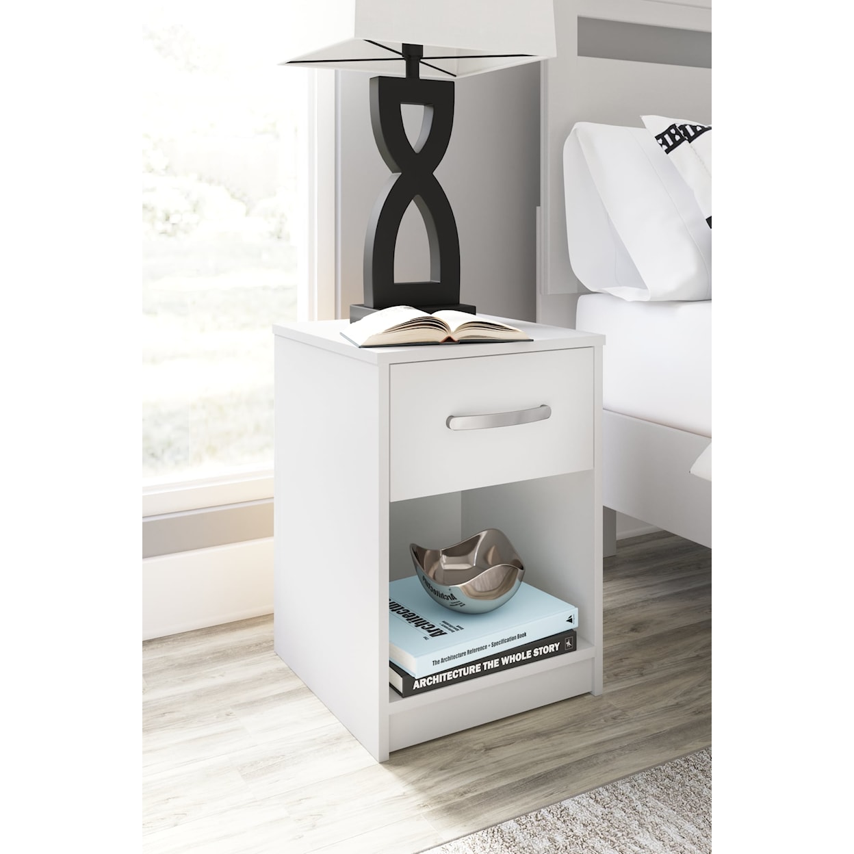 Signature Design Flannia 1-Drawer Nightstand