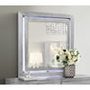 Global Furniture Tiffany Silver 6-Drawer Dresser and Mirror Set