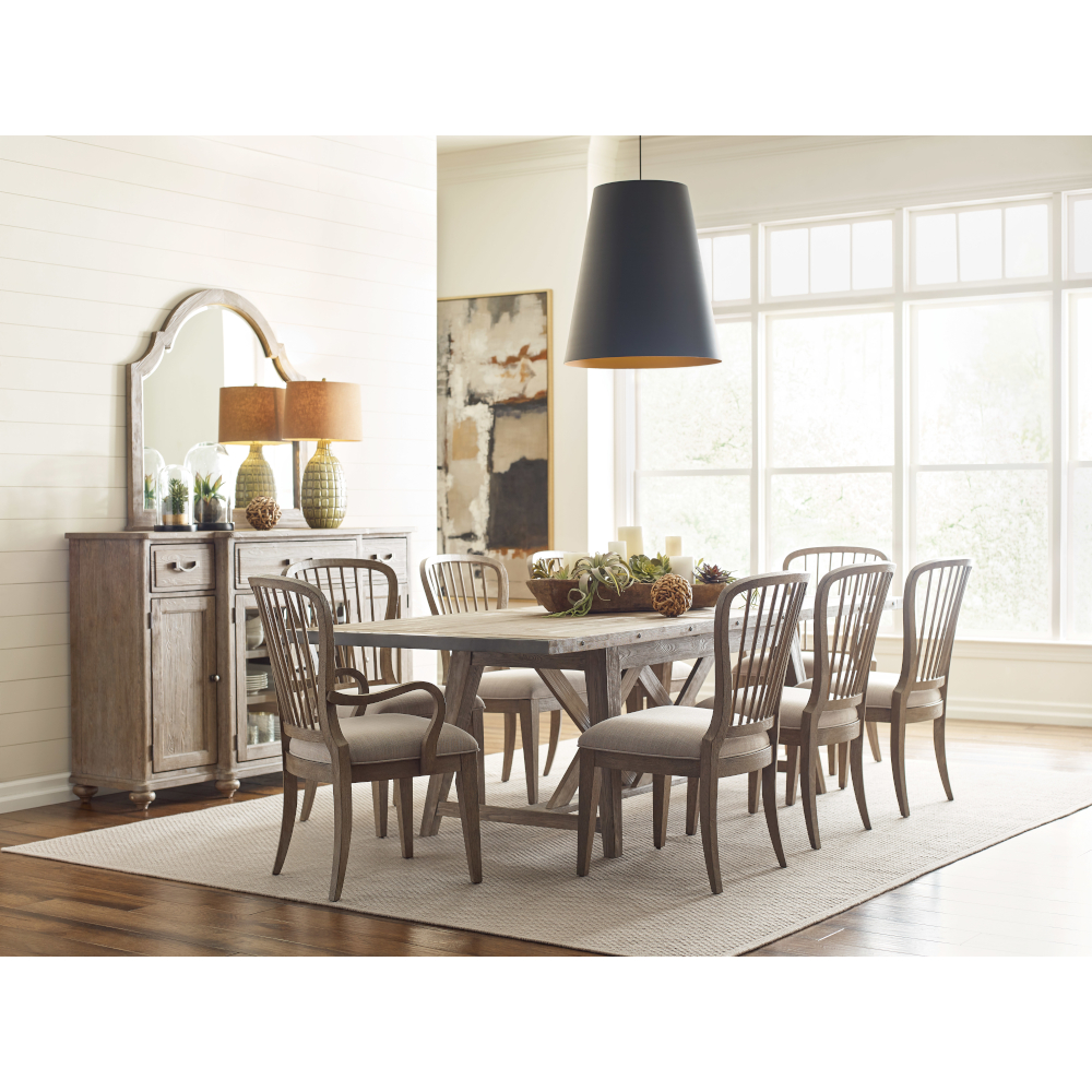 9 piece dining set with buffet