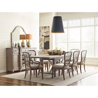 9-Piece Clarendon Dining Set w/ Wallace Buffet