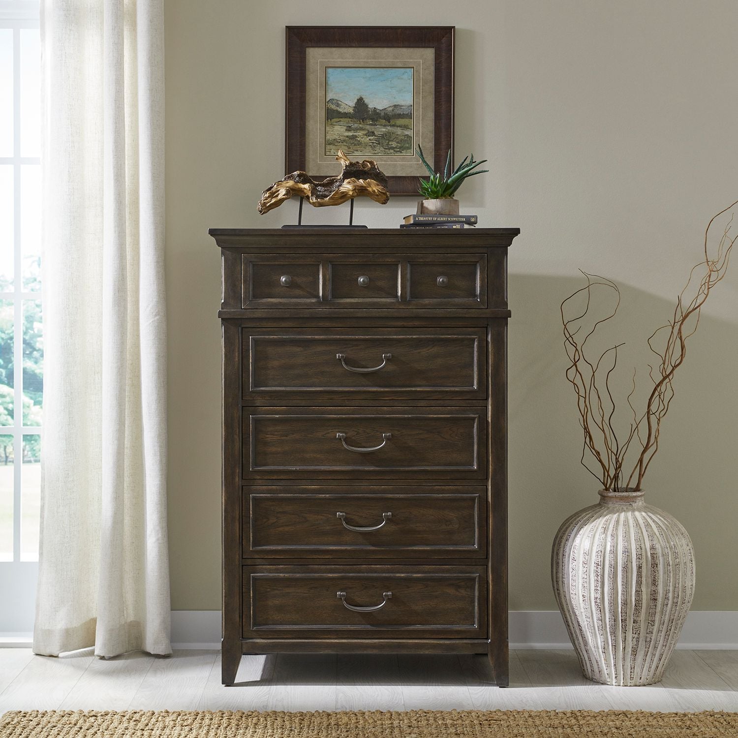 Liberty Furniture 297-BR 297-BR41 Traditional 5-Drawer Bedroom Chest ...