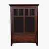 Napa Furniture Design Mahogany Expression Cabinet with Sliding Door