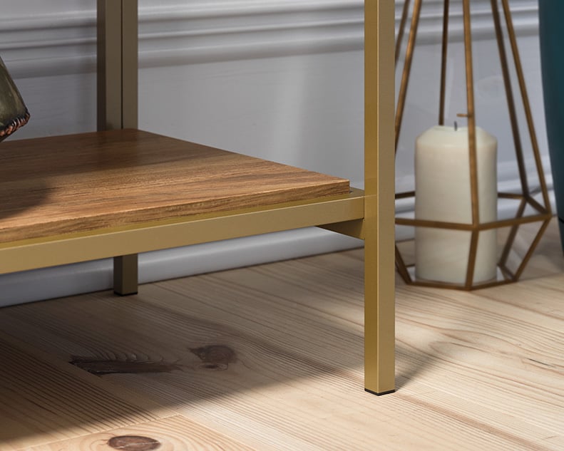 Sauder INTERNATIONAL LUX International Lux Metal Frame Bookcase