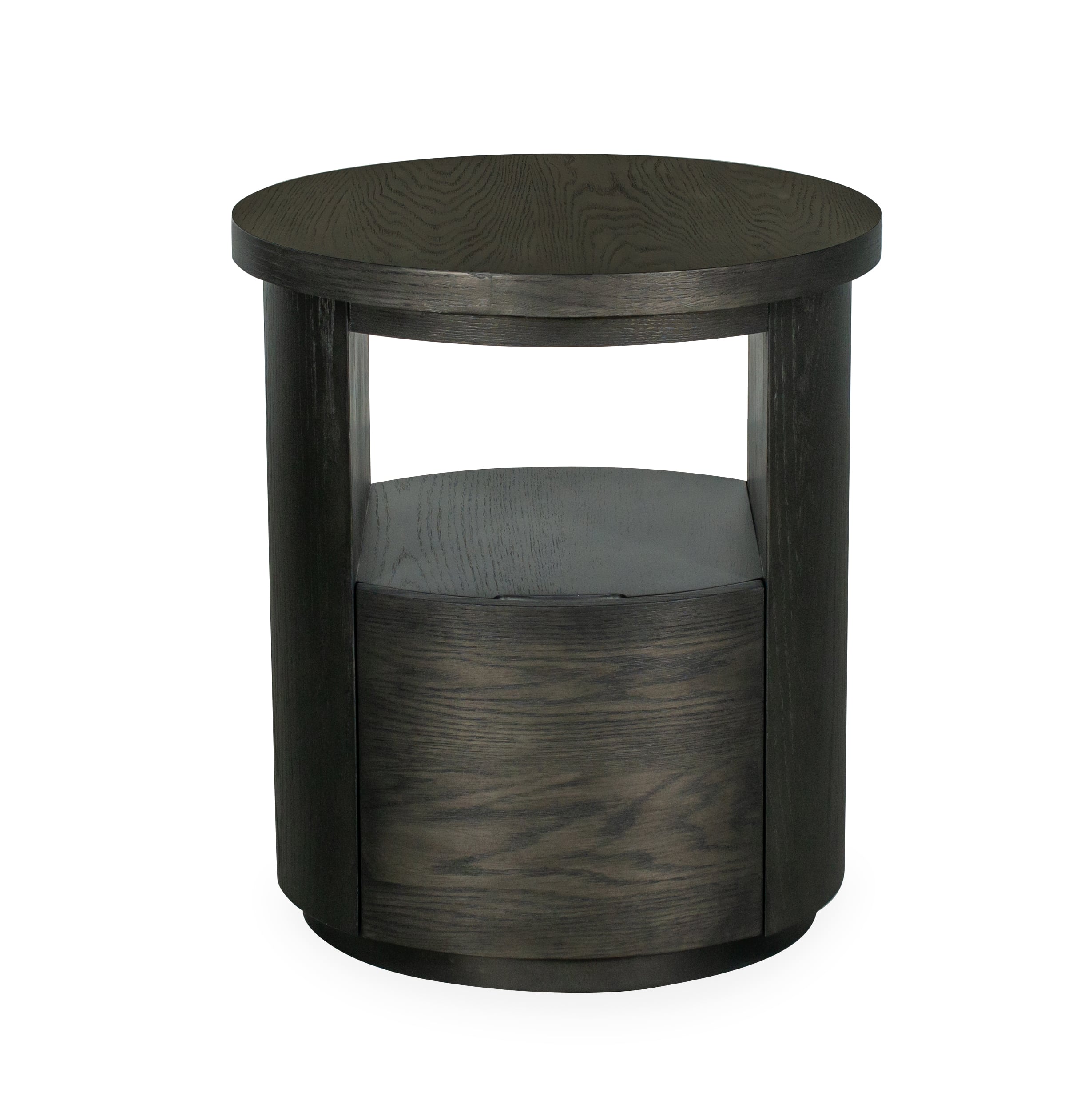 Sharon Elizabeth 1-Drawer Round End Table