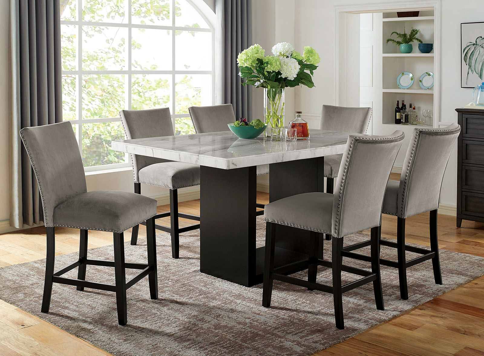 modern counter height kitchen table