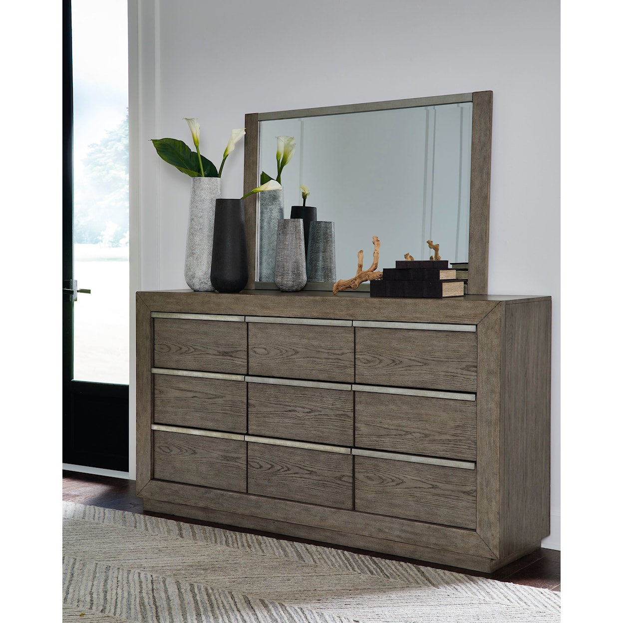 Ashley Furniture Benchcraft Anibecca Dresser and Mirror