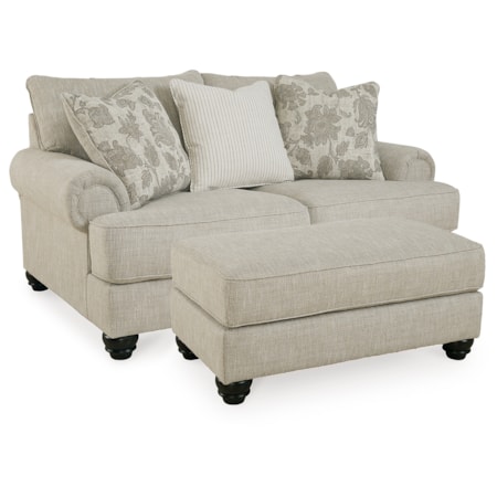 Loveseat And Ottoman
