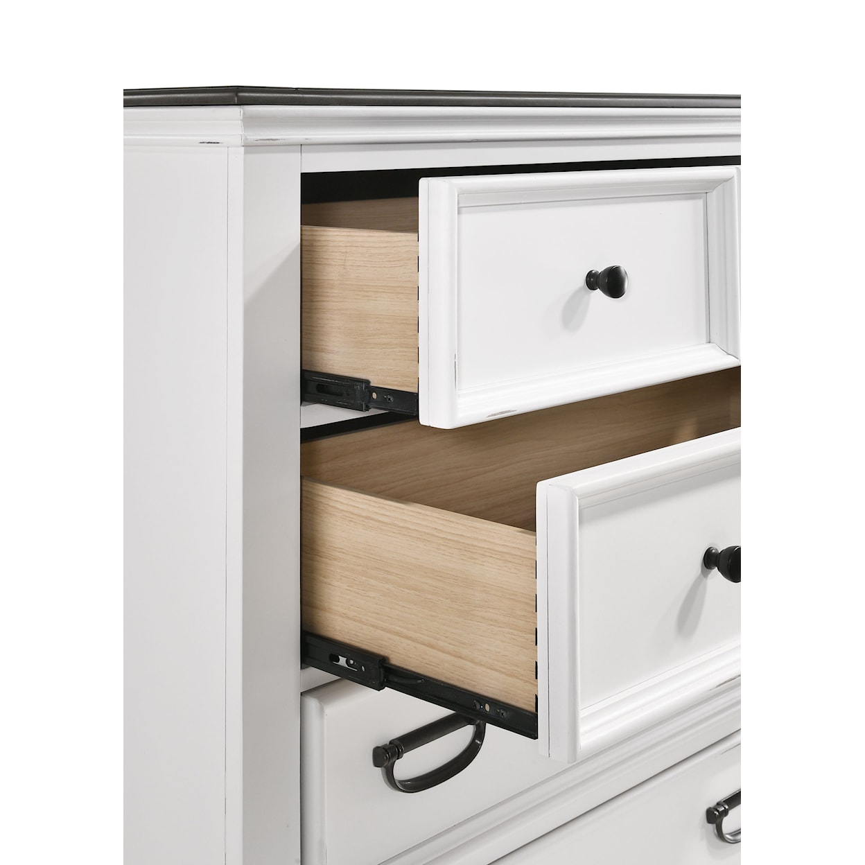 Lifestyle 8309 White/Grey Dresser